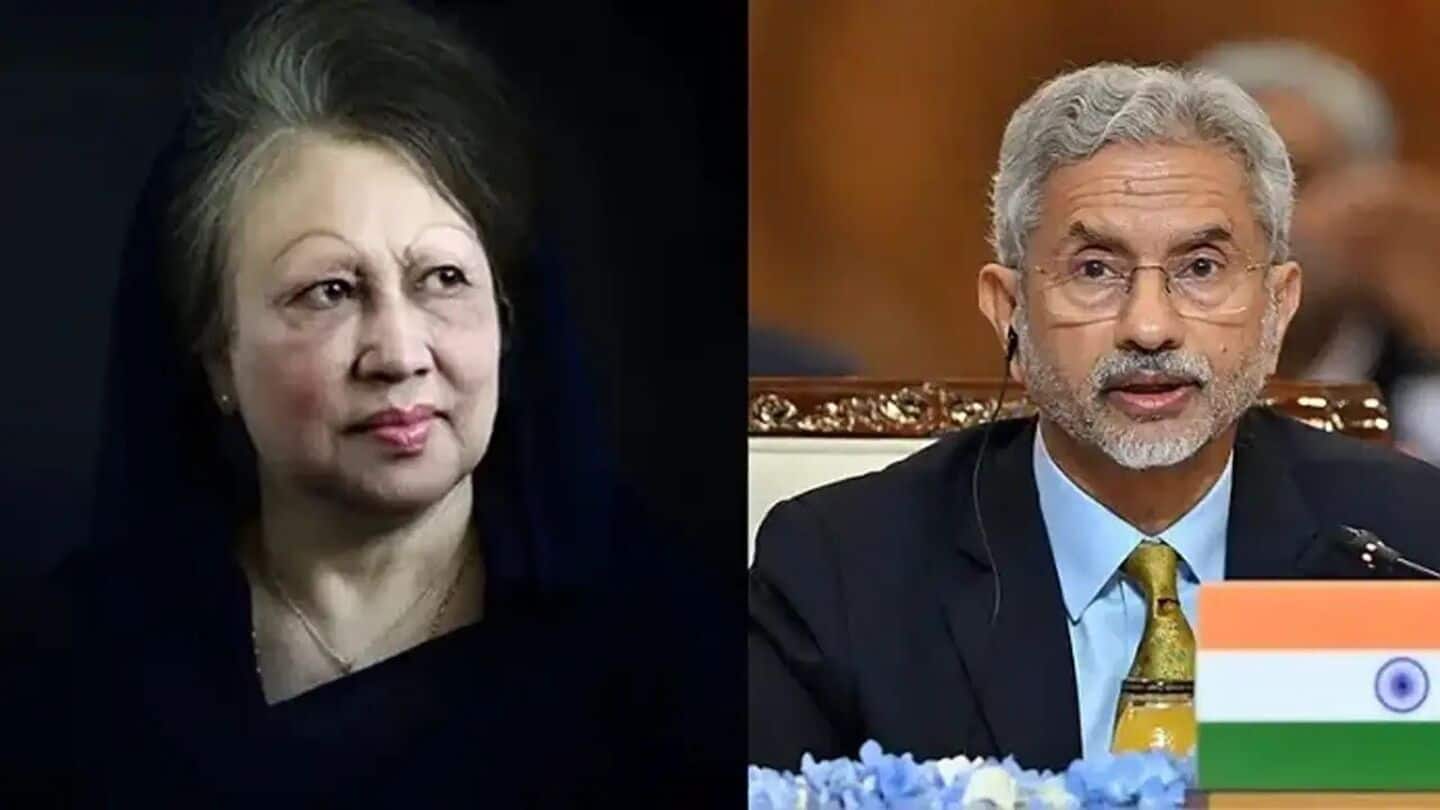 Jaishankar hands over Modi's condolence letter to Khaleda Zia's son 