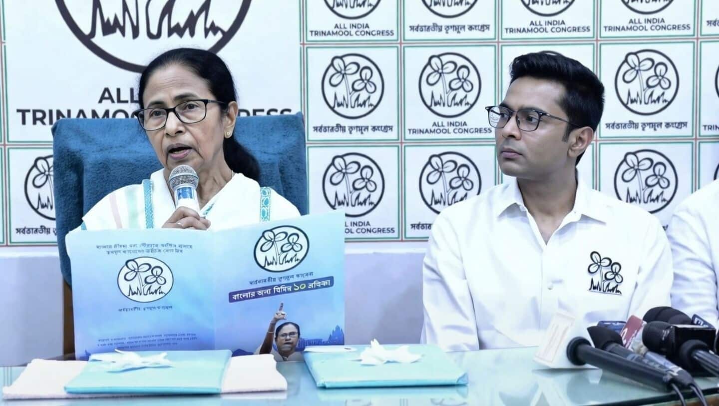 TMC releases Bengal poll manifesto centered around 'Didi's 10 pledges'
