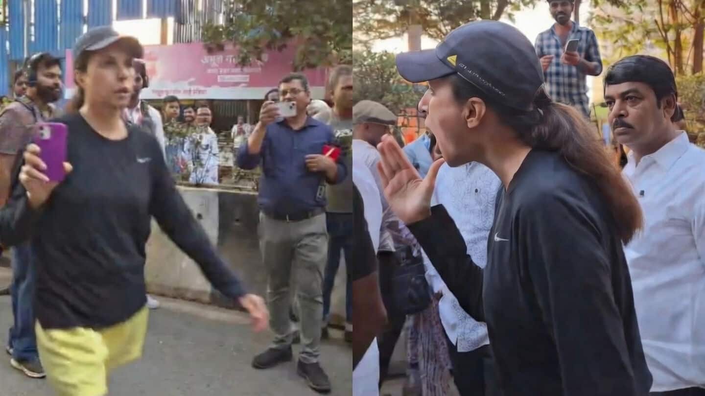 'Get out': Mumbai commuter, stuck at BJP rally, confronts minister