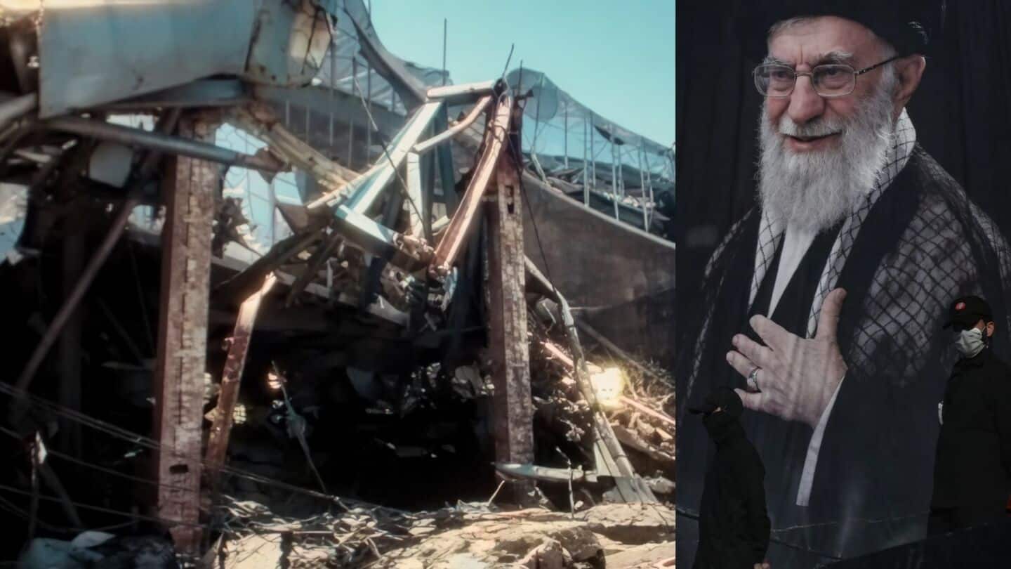 Iran releases footage of Khamenei's damaged compound for 1st time 