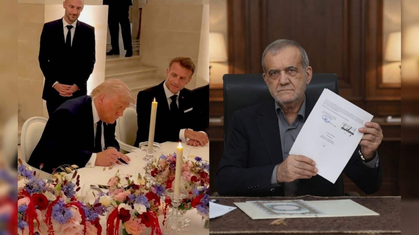 'That wasn't easy': Trump as he signs US-Iran agreement 
