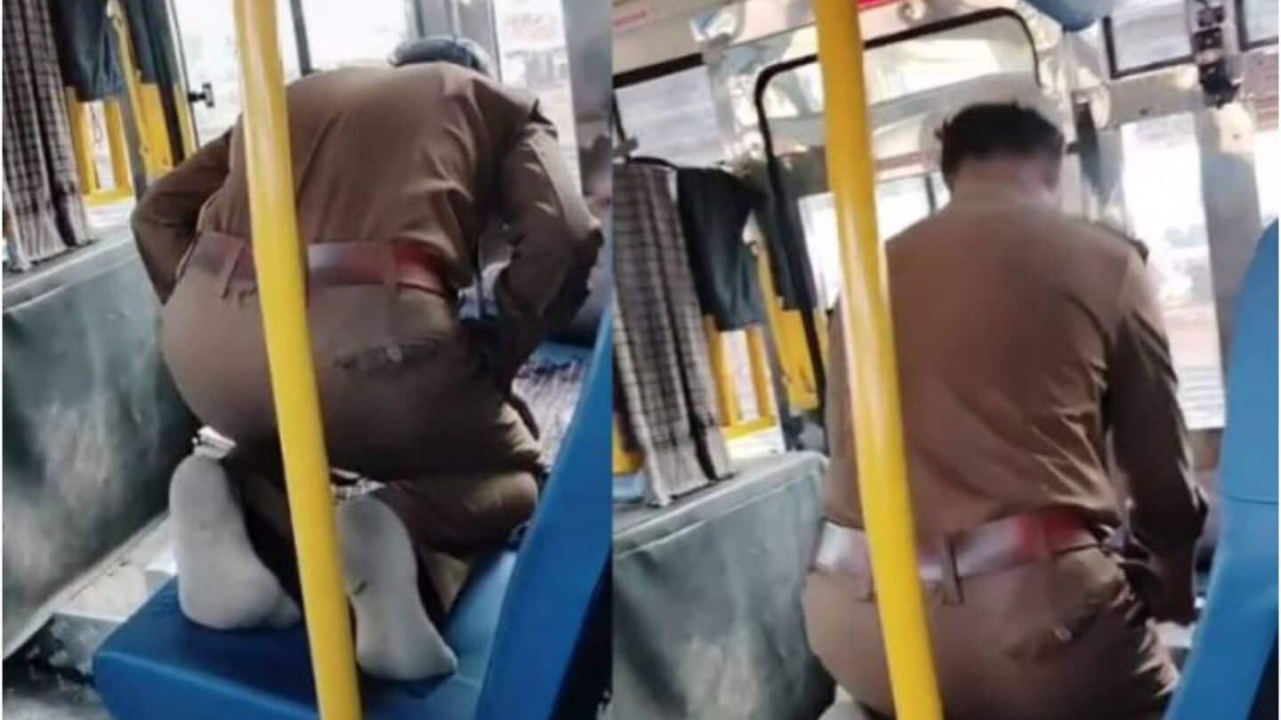 Karnataka state bus driver stops mid-route for namaz; gets suspended Karnataka state bus driver stops mid-route for namaz; gets suspended