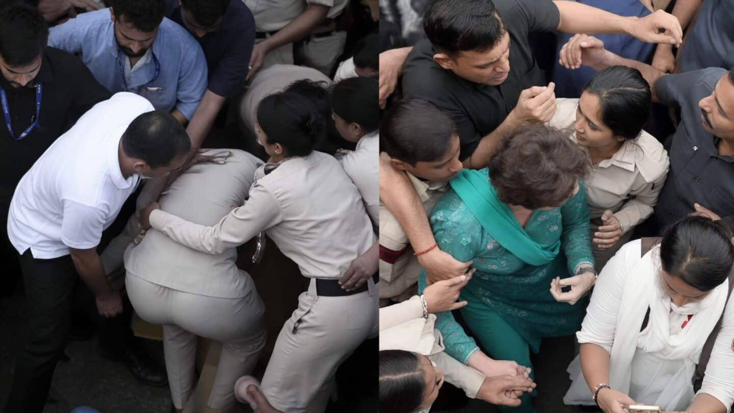 Police examining videos showing officers 'being assaulted' during opposition's protest 