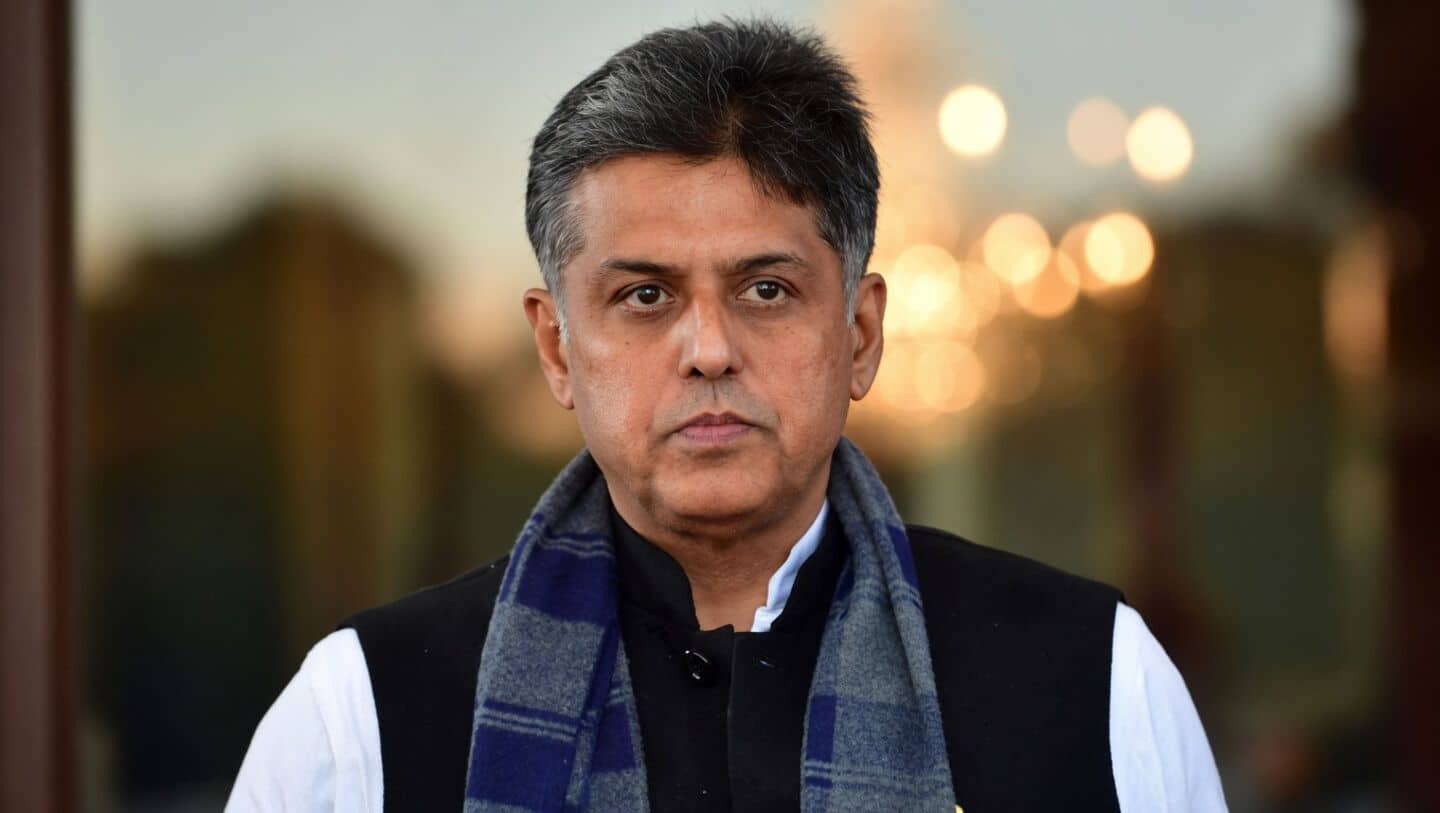 Manish Tewari leaves cryptic post after Congress snub in Punjab 