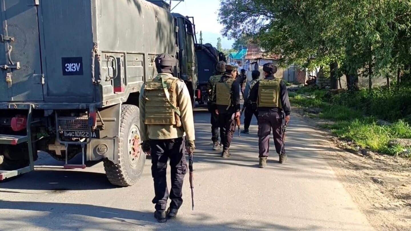 Video shows 3 terrorists hiding before encounter in J&K's Tral Video shows 3 terrorists hiding before encounter in J&K's Tral