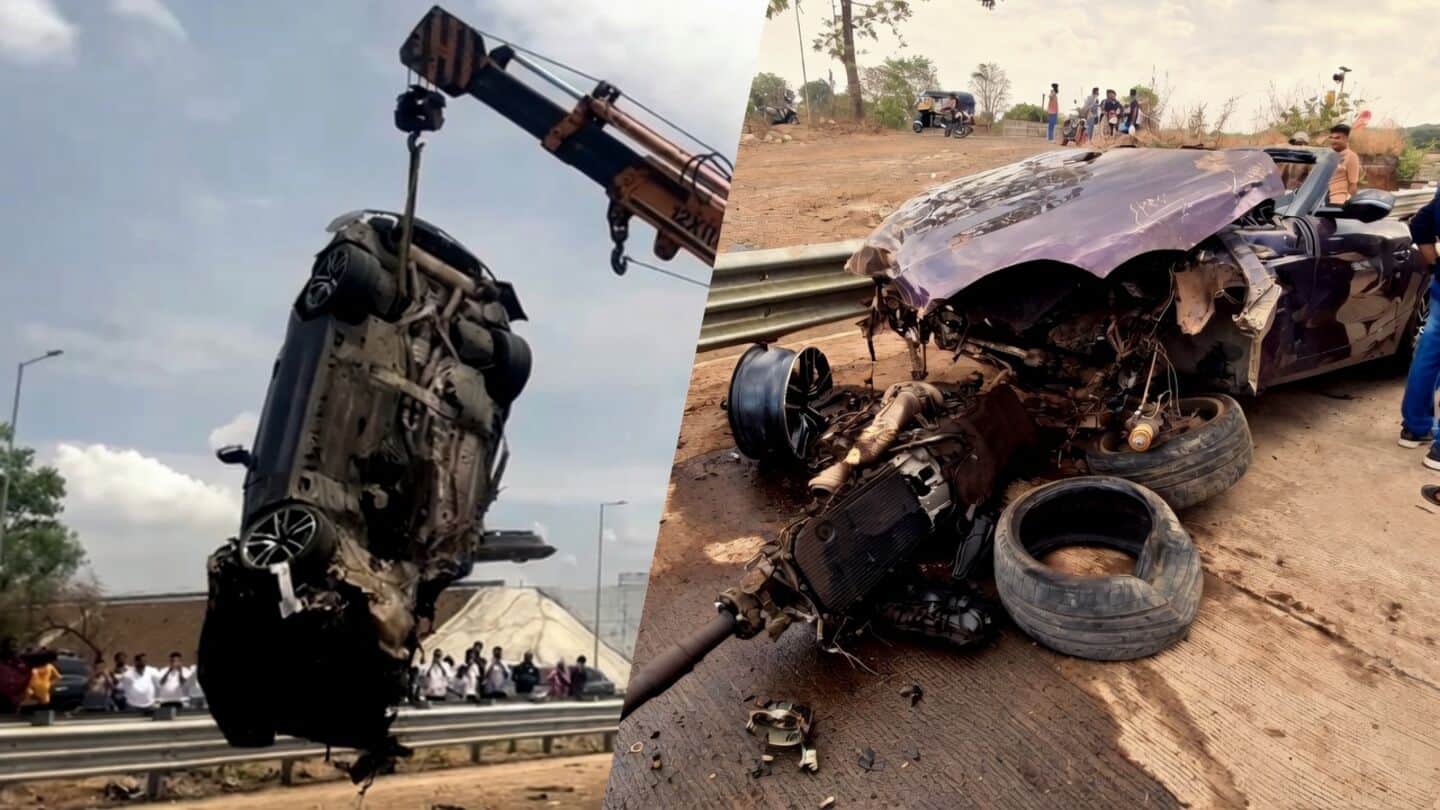 2 killed after 'speeding' BMW hits divider; body parts scattered 