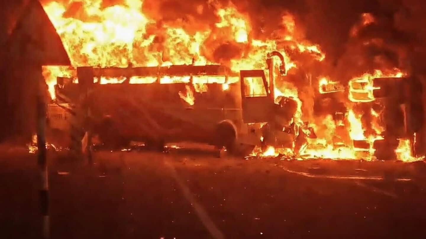 12 killed after bus, lorry collide in Andhra Pradesh