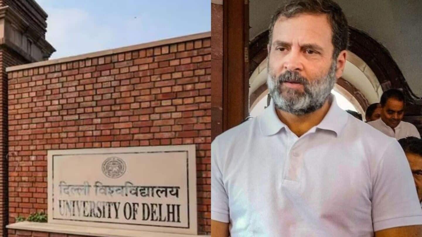 Rahul Gandhi's 'surprise' DU visit stirs controversy; here's what happened Rahul Gandhi's 'surprise' DU visit stirs controversy; here's what happened