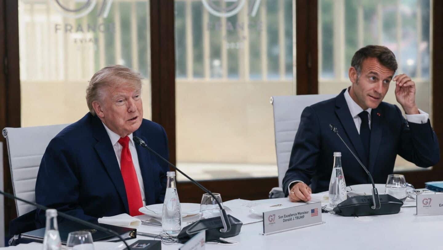 Trump blames France student protests on Islam, mass migration