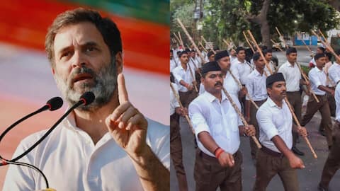 'All-male cult': Rahul Gandhi labels RSS; BJP hits back 