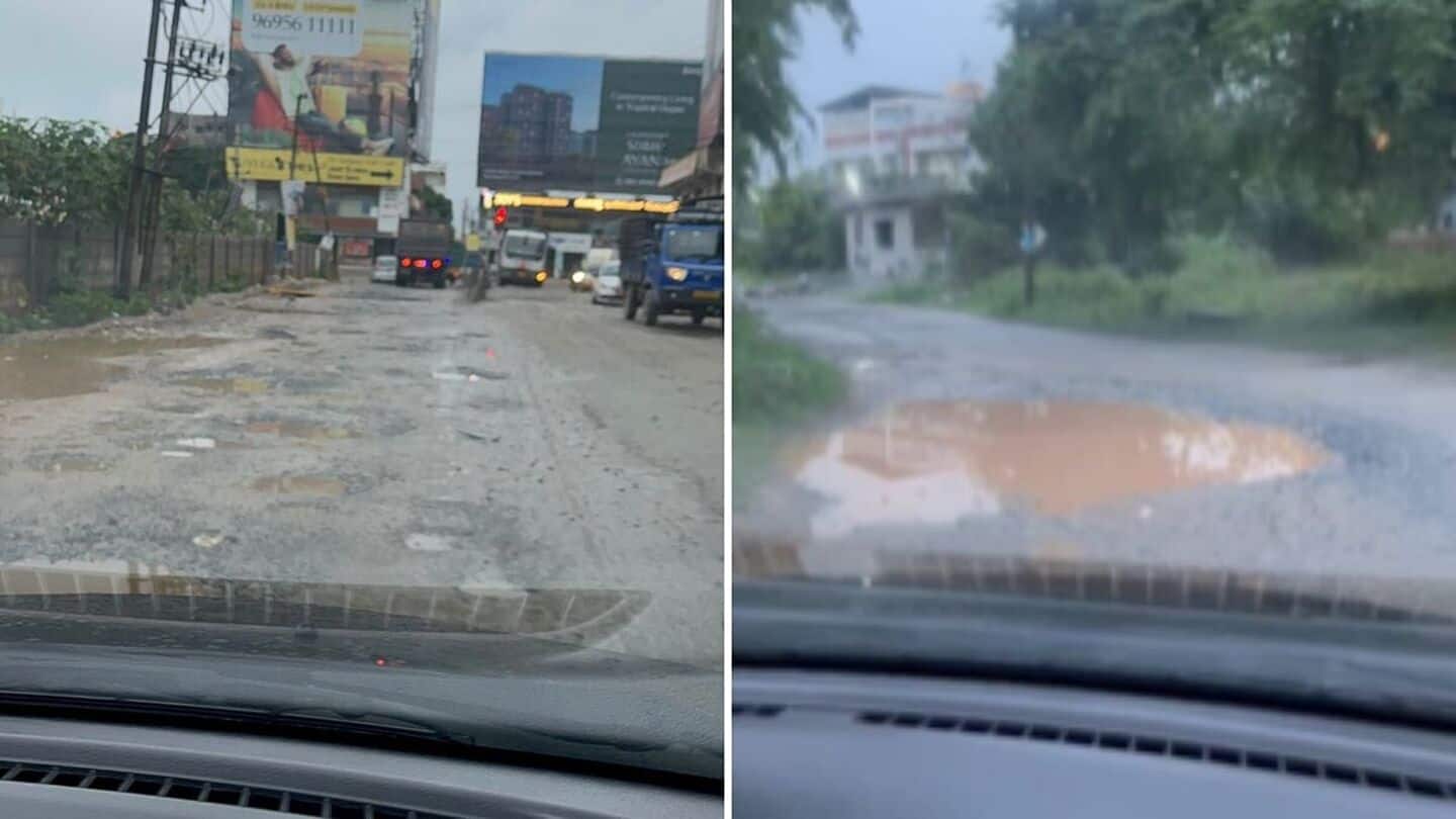 Man serves BBMP ₹50L notice for 'trauma' from pothole-filled roads Man serves BBMP ₹50L notice for 'trauma' from pothole-filled roads