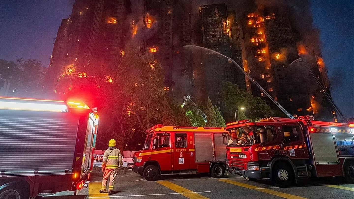 Hong Kong officials investigate 'potential corruption' after fires kill 55