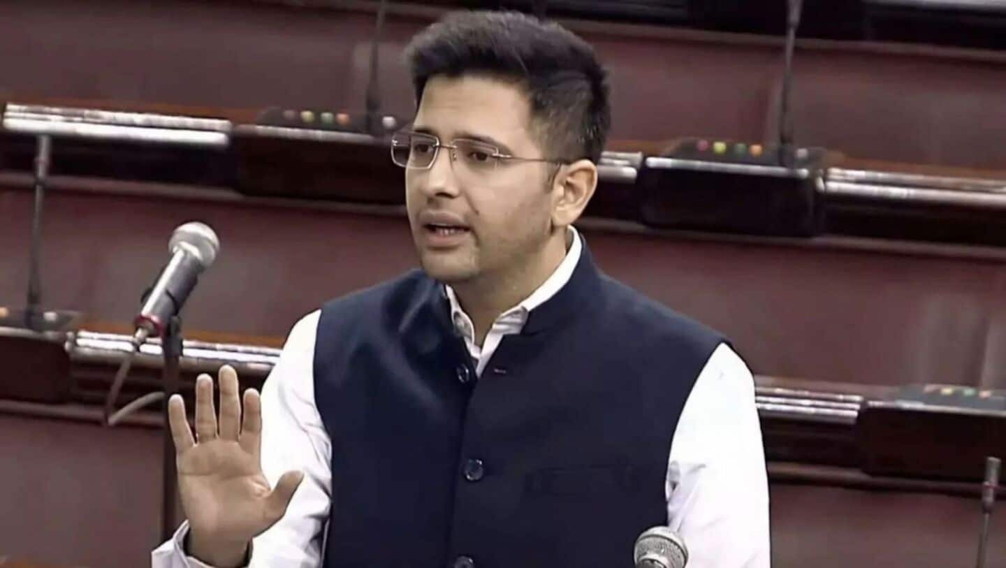 AAP removes Raghav Chadha as deputy leader in Rajya Sabha 