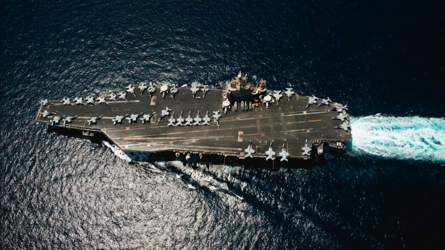 US Navy sailors jumping off warship amid prolonged Iran war