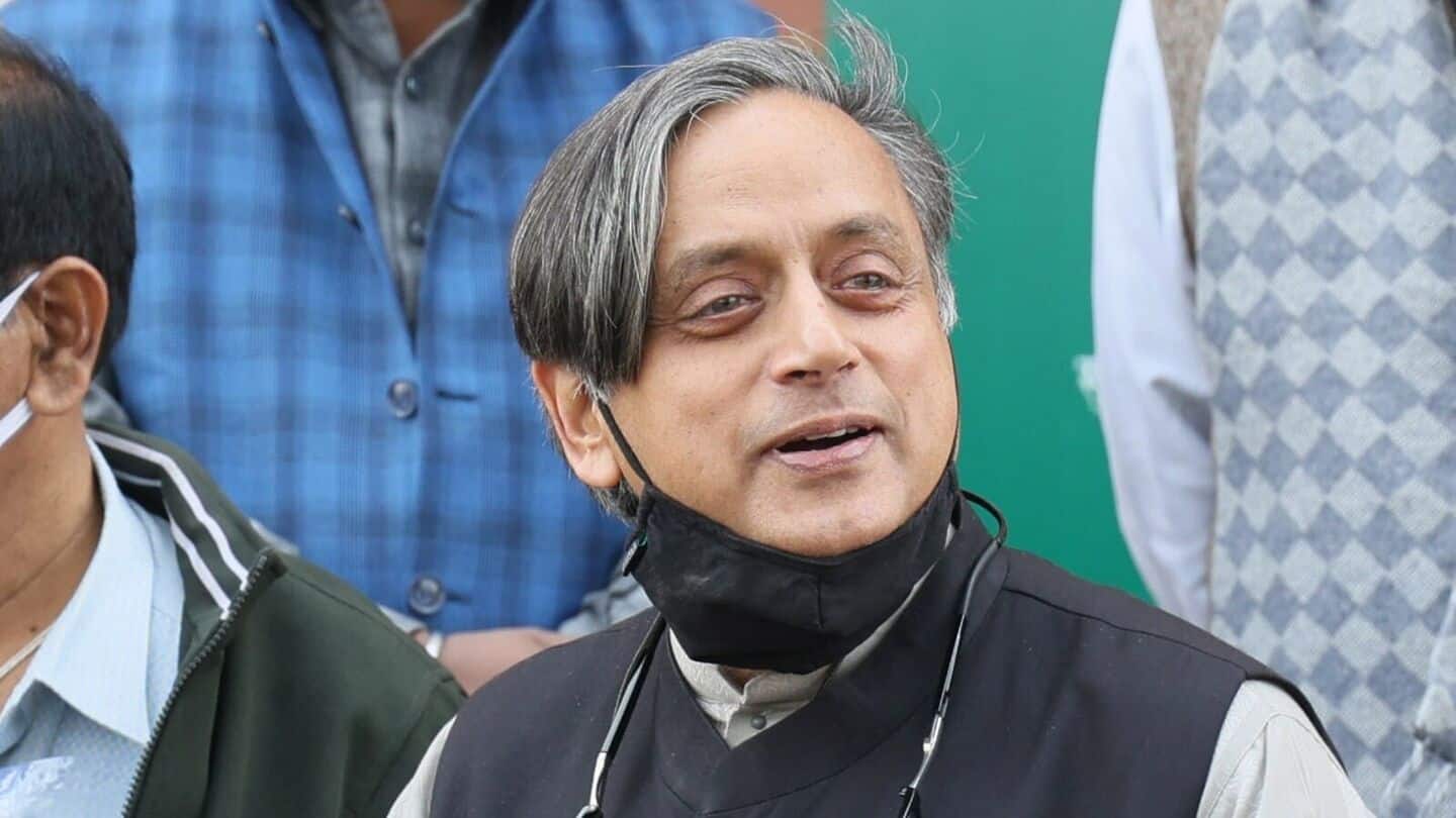 Congress cites Shashi Tharoor's own book to target him Congress cites Shashi Tharoor's own book to target him