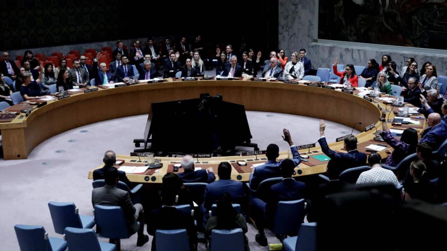 US vetoes UN resolution calling for unconditional ceasefire in Gaza US vetoes UN resolution calling for unconditional ceasefire in Gaza
