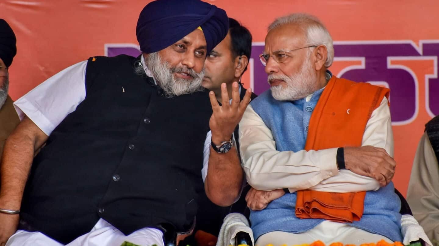 Sukhbir Badal meets Modi; triggers BJP-SAD re-alliance buzz 