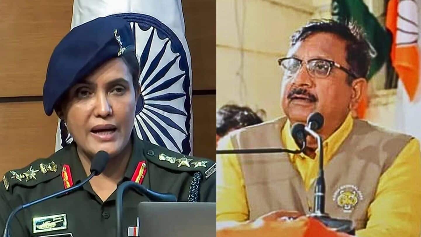 'Linguistic mistake': BJP minister apologizes again over Colonel Qureshi remarks 'Linguistic mistake': BJP minister apologizes again over Colonel Qureshi remarks