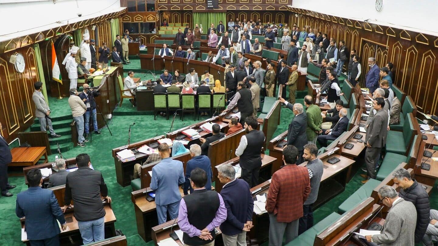 J&K holds 1st Rajya Sabha elections since 2019 today J&K holds 1st Rajya Sabha elections since 2019 today