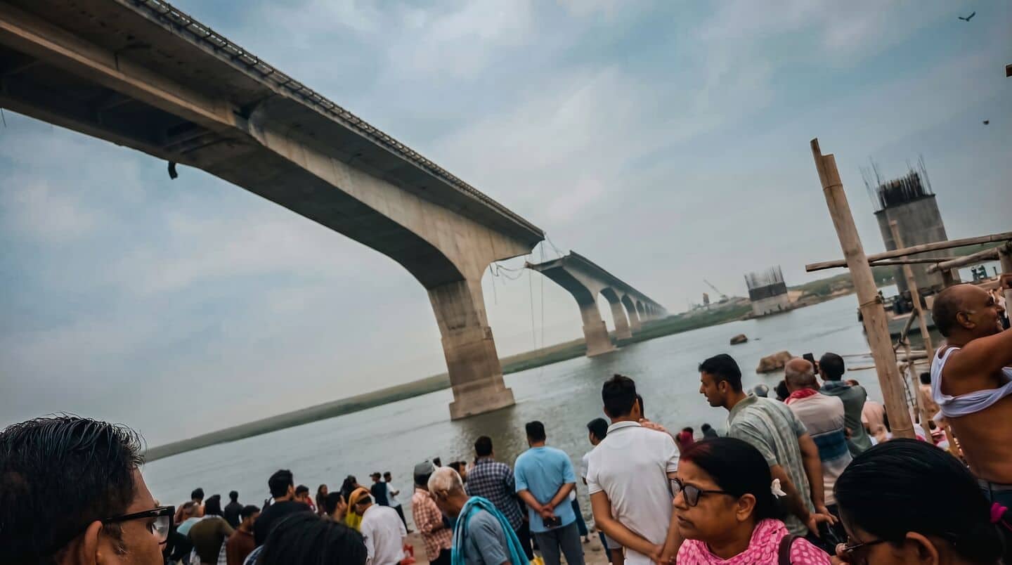 25-meter slab of Vikramshila Setu in Bihar collapses 