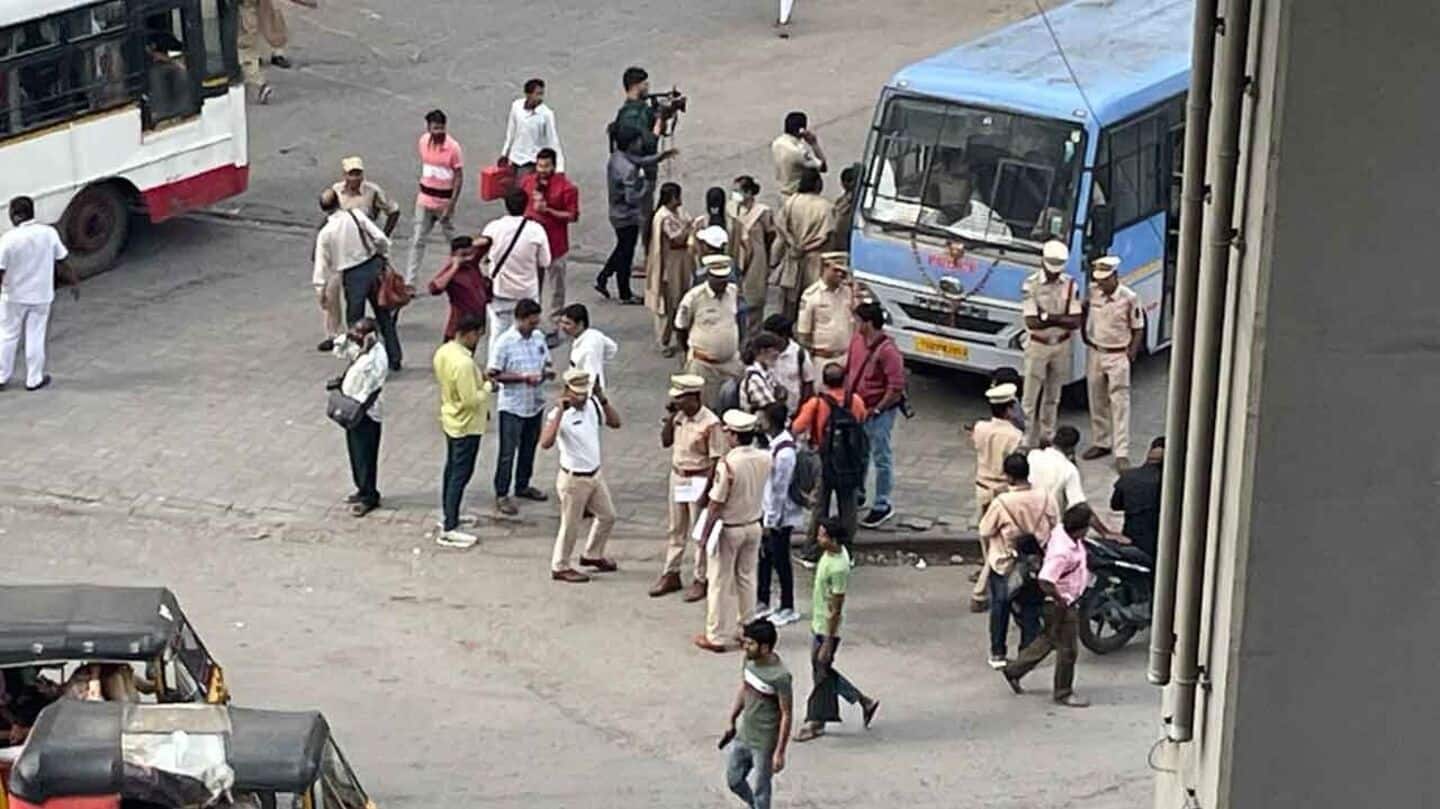 KTR under house arrest ahead of bus fare hike protest KTR under house arrest ahead of bus fare hike protest