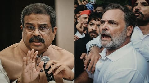 'Using students as political tools': Dharmendra Pradhan on Rahul Gandhi