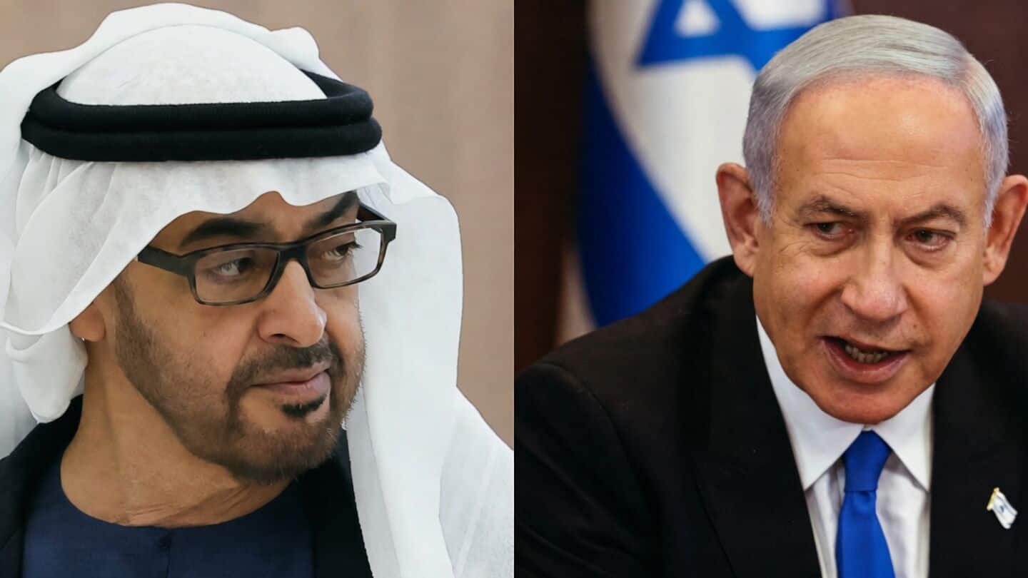 Netanyahu meets UAE president amid October 7 warning row 