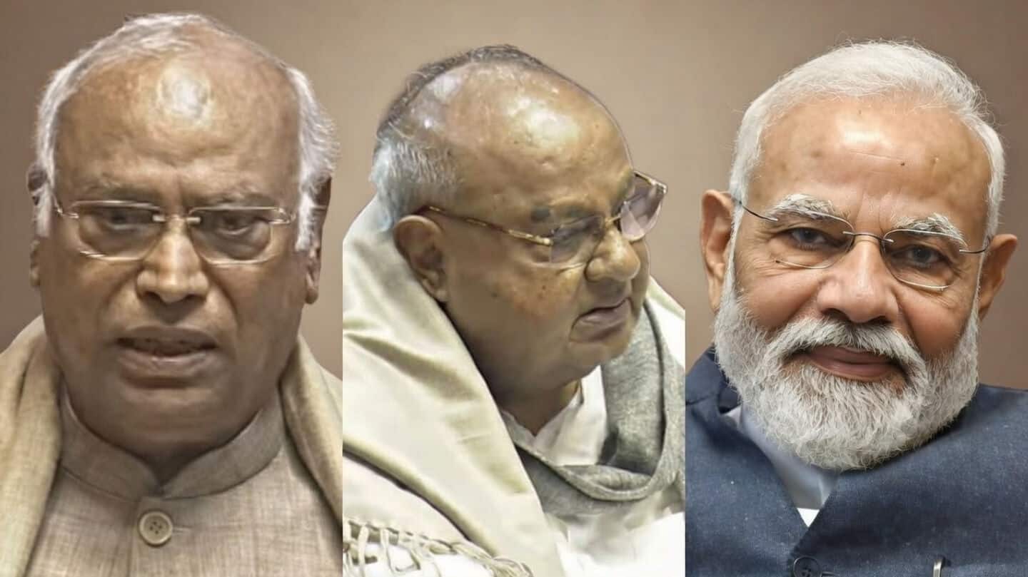 Deve Gowda responds to Kharge's 'loved us, married Modi' jibe 