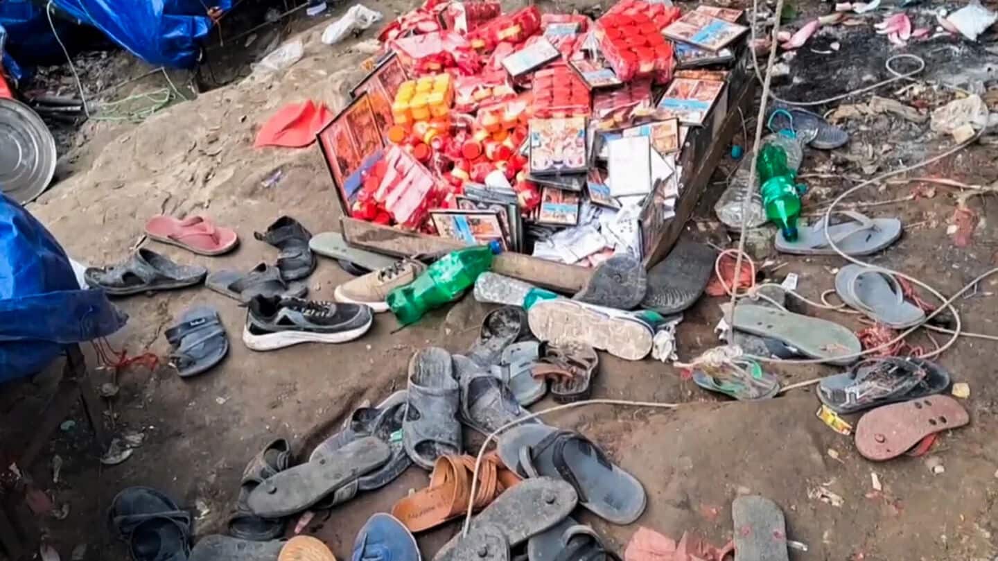 2 killed after electric shock triggers stampede at UP temple 2 killed after electric shock triggers stampede at UP temple