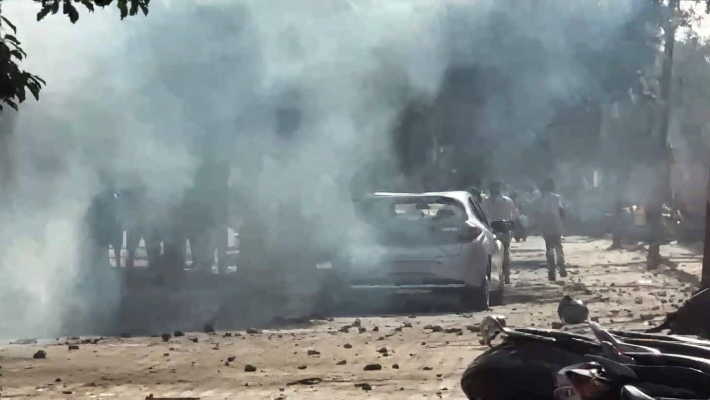 Noida: Workers' protest over salary hike turns violent