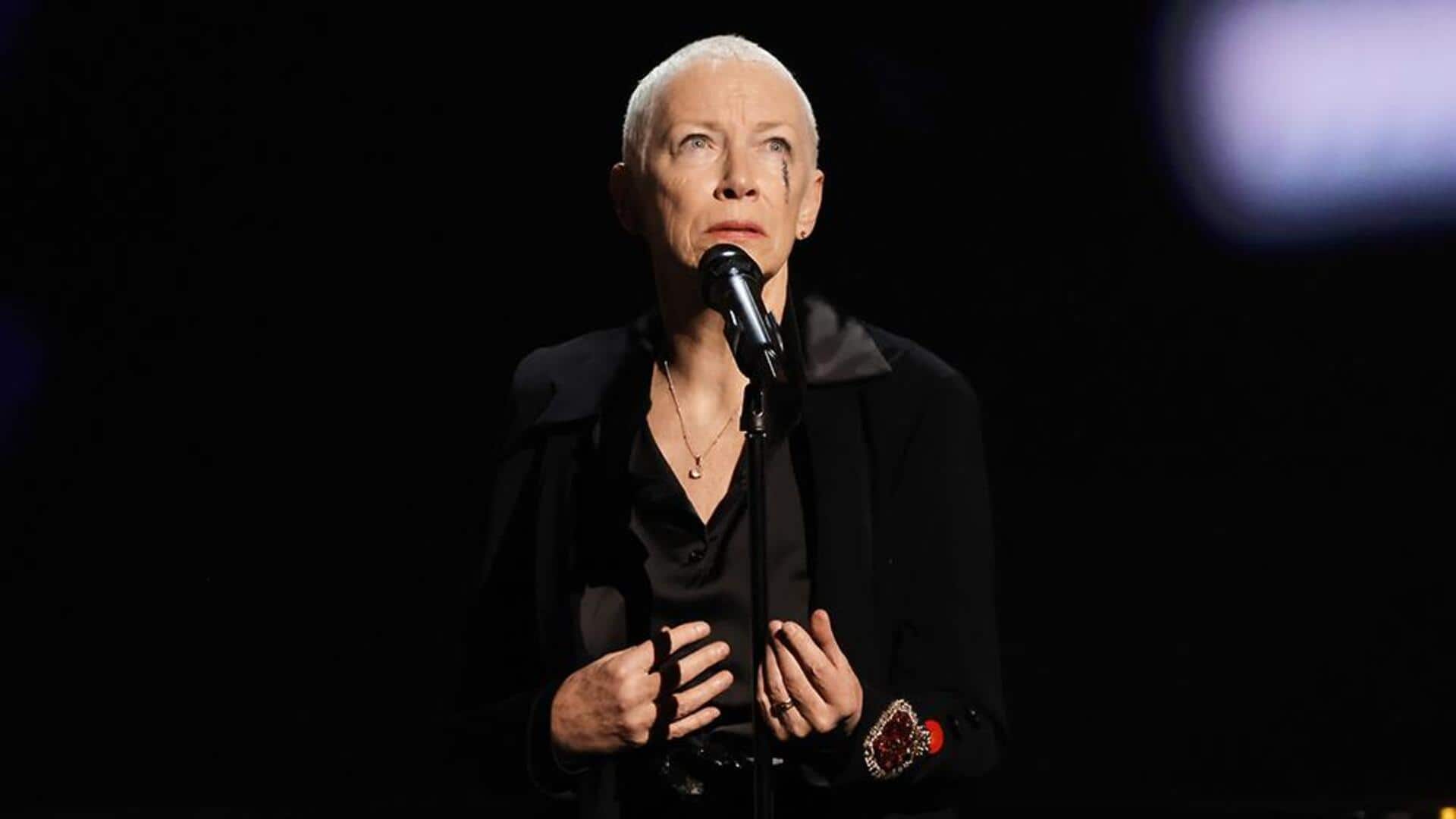 'Artists for ceasefire!': Annie Lennox asserts at Grammy Awards 2024