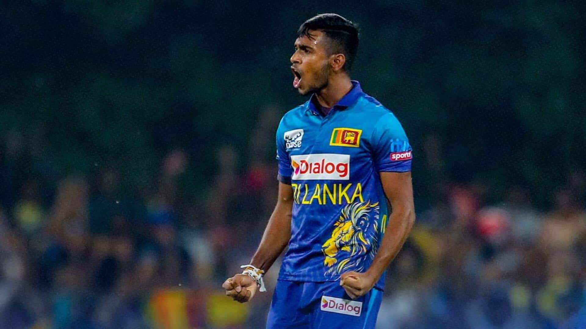 Sri Lanka's Matheesha Pathirana races to 50 T20 wickets: Stats