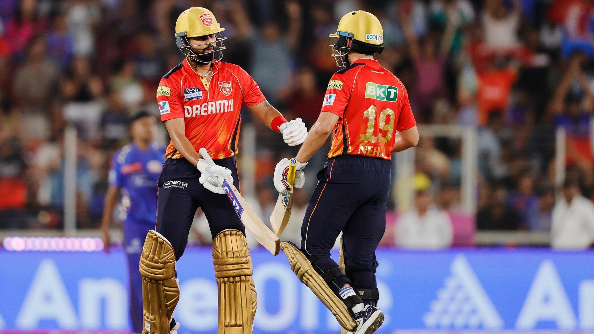 PBKS beat MI to reach their second IPL final: Stats PBKS beat MI to reach their second IPL final: Stats