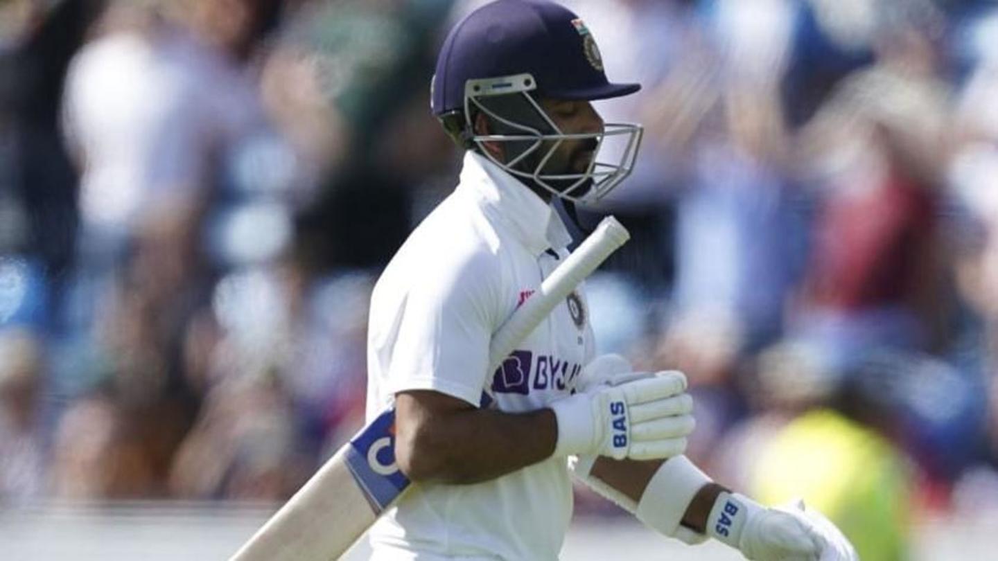 Rahane averages 15.57 in the England series Rahane averages 15.57 in the England series