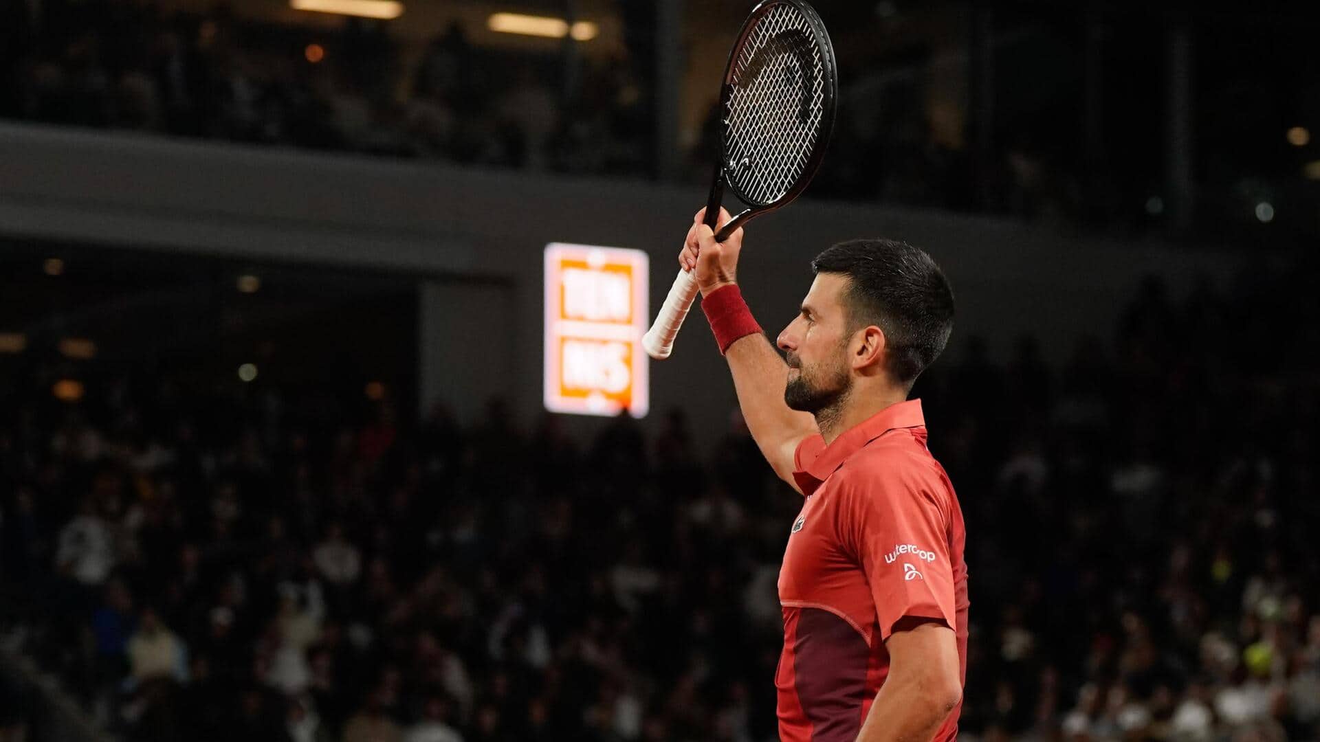 2024 French Open, Novak Djokovic reaches third round: Key stats