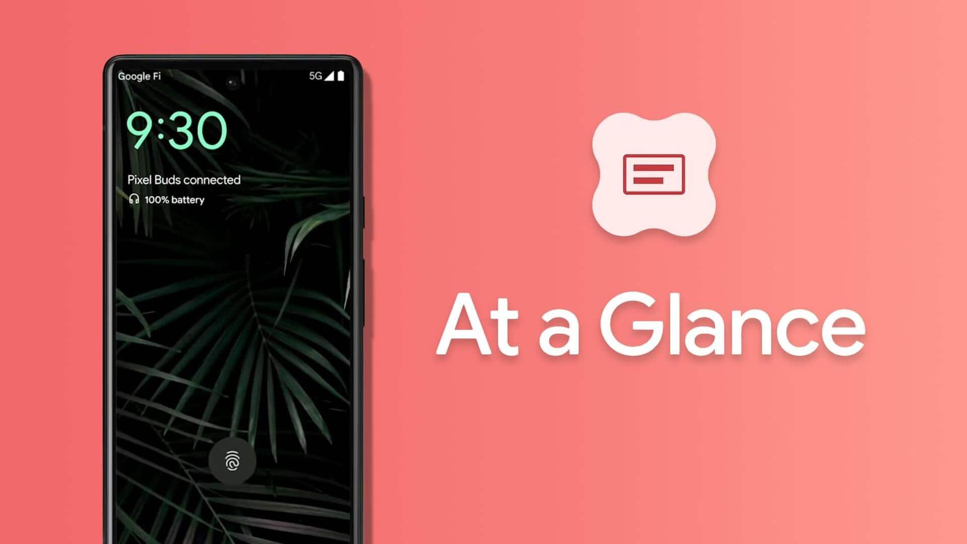 Google's Pixel At a Glance gets sports and finance updates