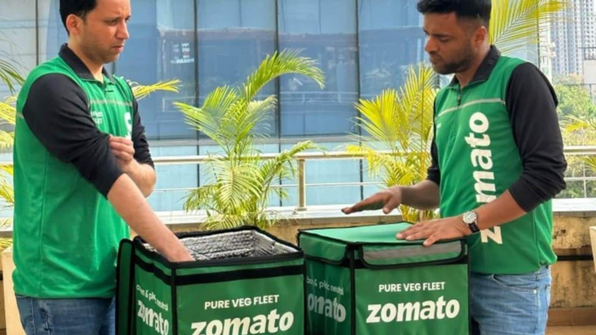 Zomato drops green uniforms for 'pure veg' fleet after criticism