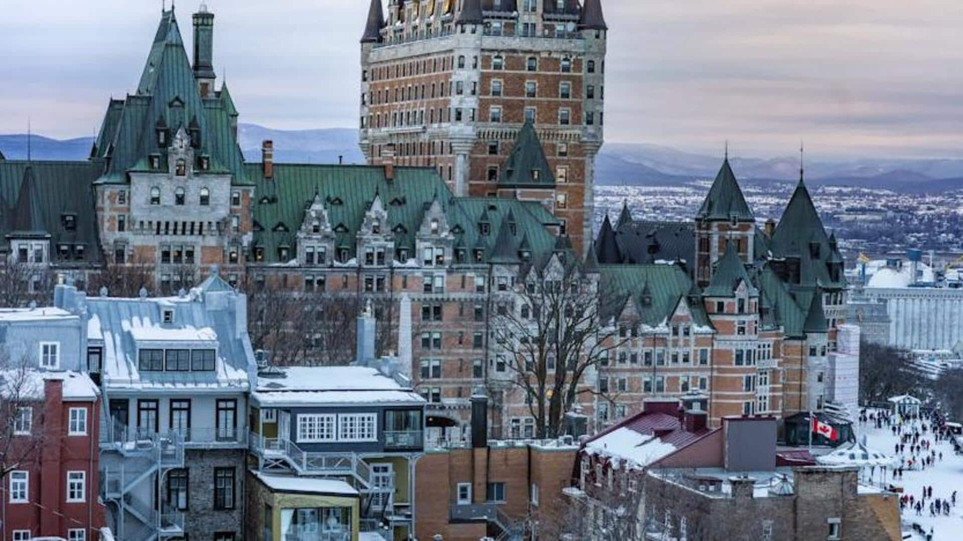 Quebec City during winter is a magical place to visit