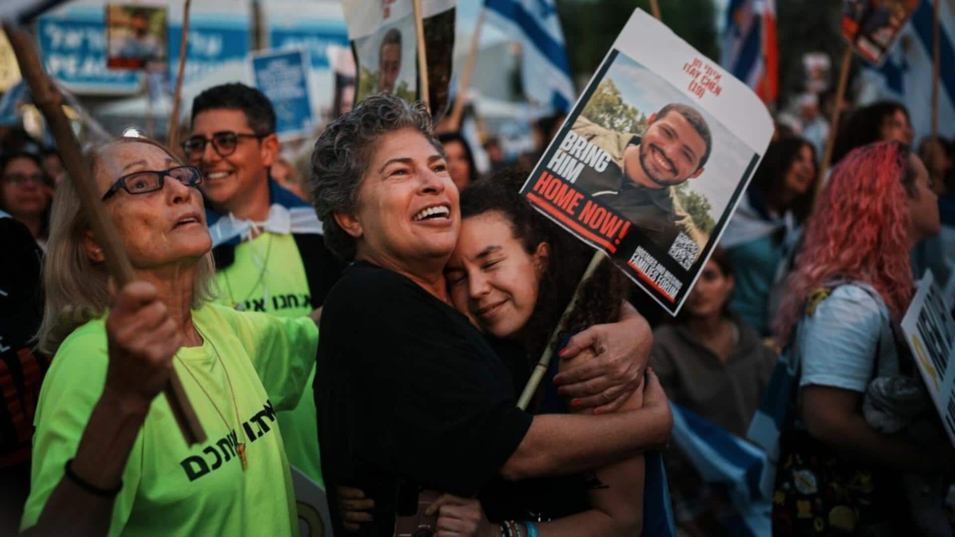 'Welcome back': Netanyahu's handwritten note to freed Israeli hostages 'Welcome back': Netanyahu's handwritten note to freed Israeli hostages