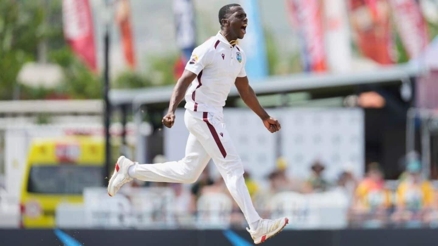 Shamar Joseph claims fourth four-plus wicket-haul across five Test innings Shamar Joseph claims fourth four-plus wicket-haul across five Test innings