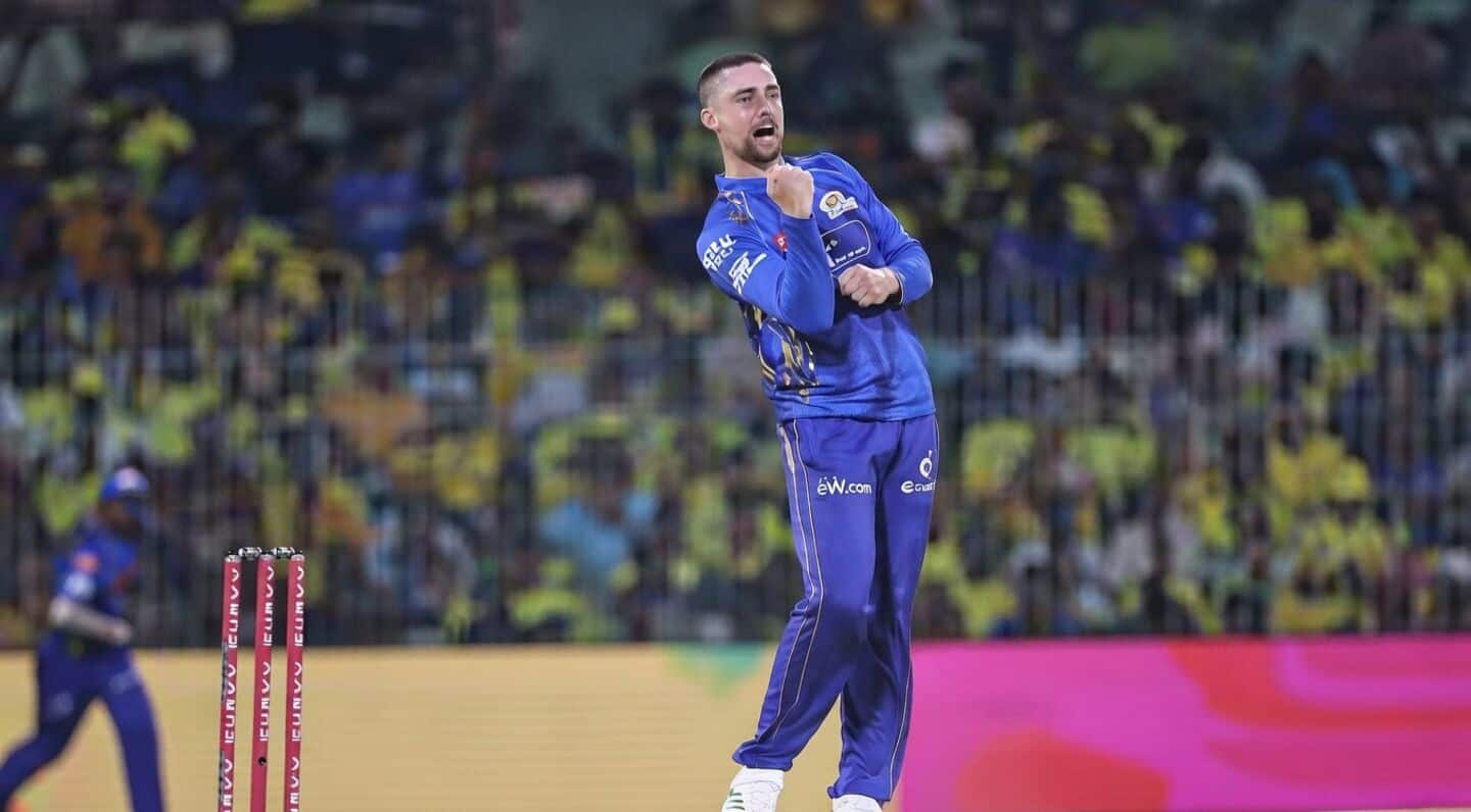 IPL: Will Jacks joins MI squad ahead of CSK clash