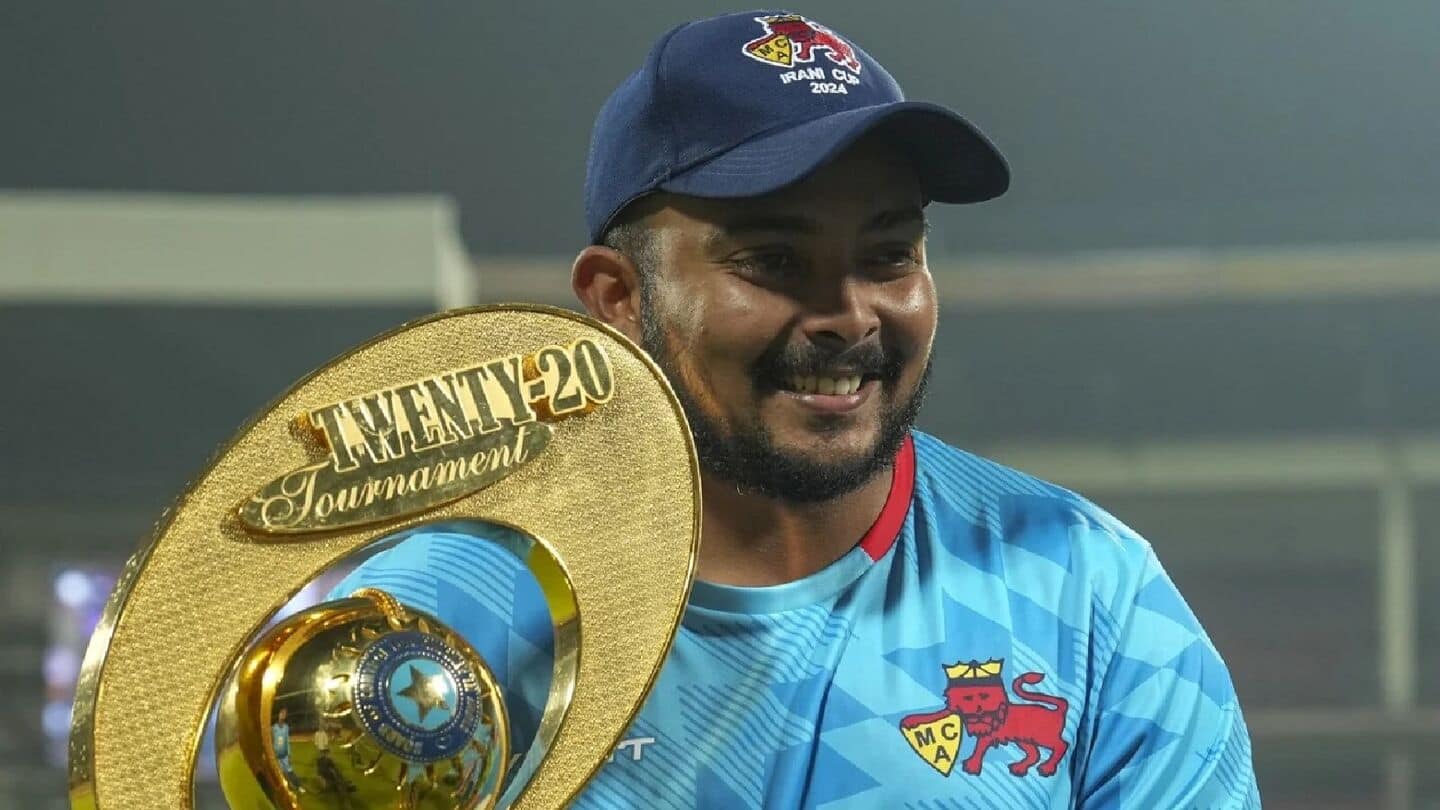 Prithvi Shaw seeks NOC from Mumbai Cricket Association: Details here Prithvi Shaw seeks NOC from Mumbai Cricket Association: Details here