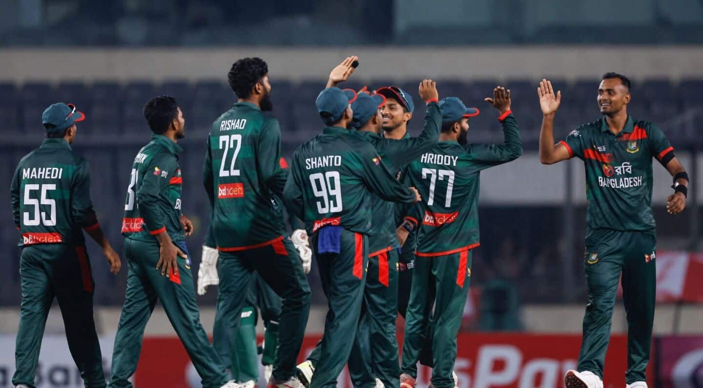 'Incredibly special': Mehidy on Bangladesh's ODI series win over Australia