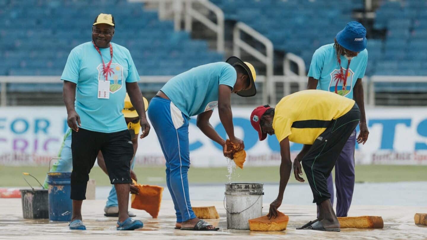 2nd ODI: Rain washes out WI-SL match in Kingston
