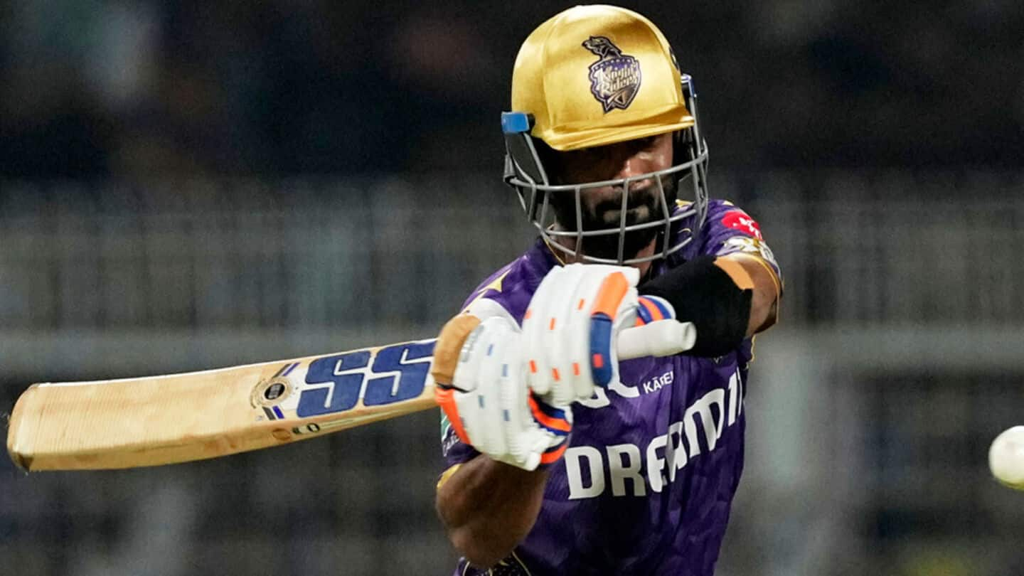 IPL: Rahane identifies middle-over wickets as KKR's downfall vs RCB