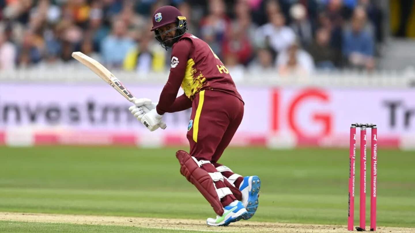 Shai Hope matches Chris Gayle's record with maiden T20I century