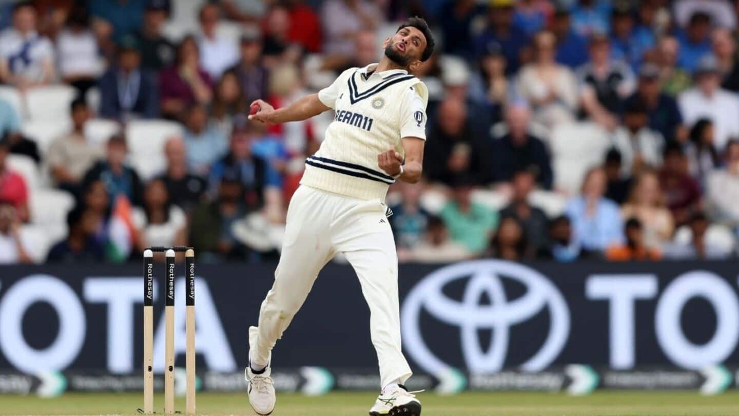 Headingley Test: Prasidh Krishna sets unwanted record with costly spell Headingley Test: Prasidh Krishna sets unwanted record with costly spell