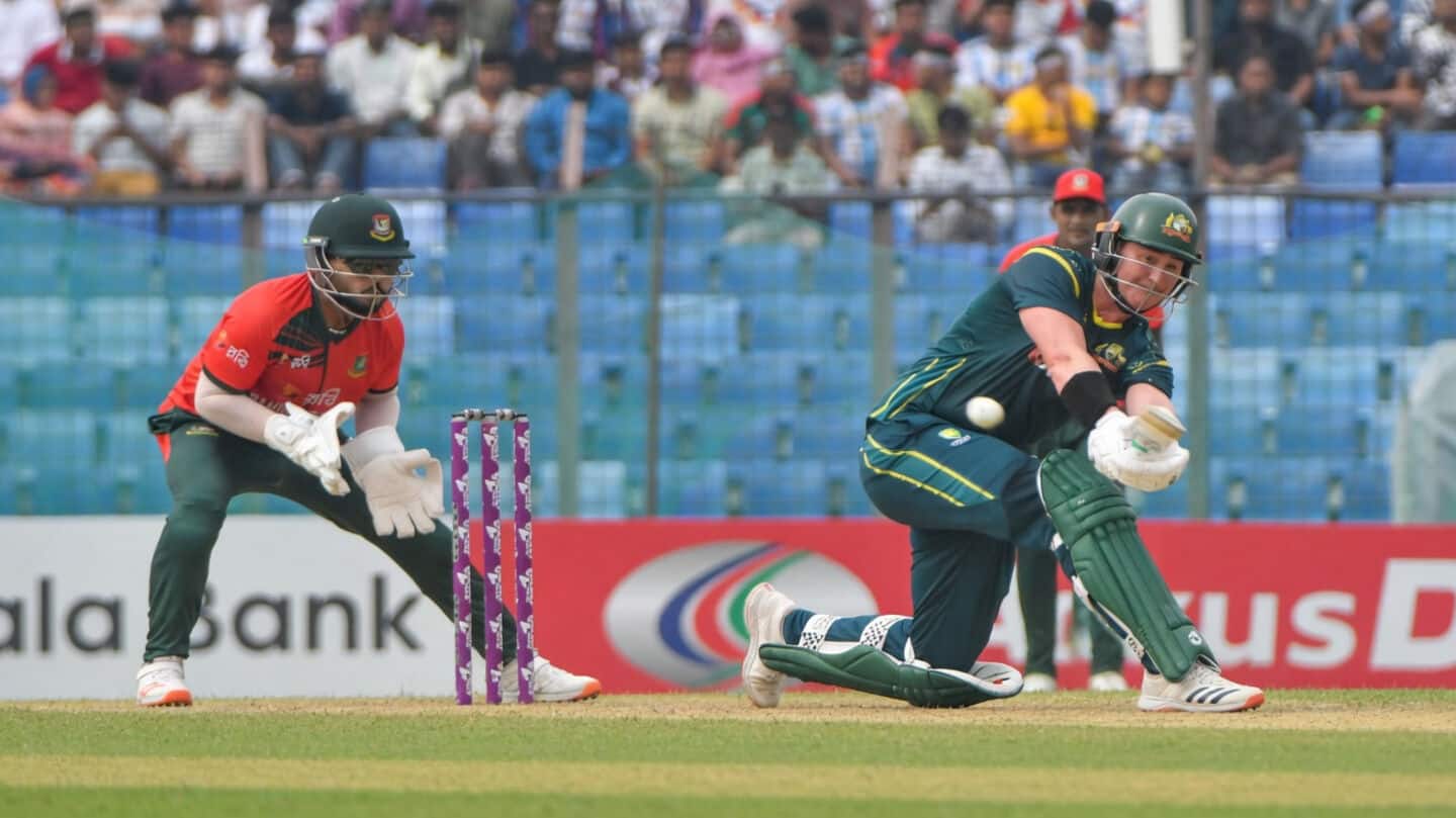 2nd T20I: Matt Renshaw's blistering 89* powers Australia against Bangladesh