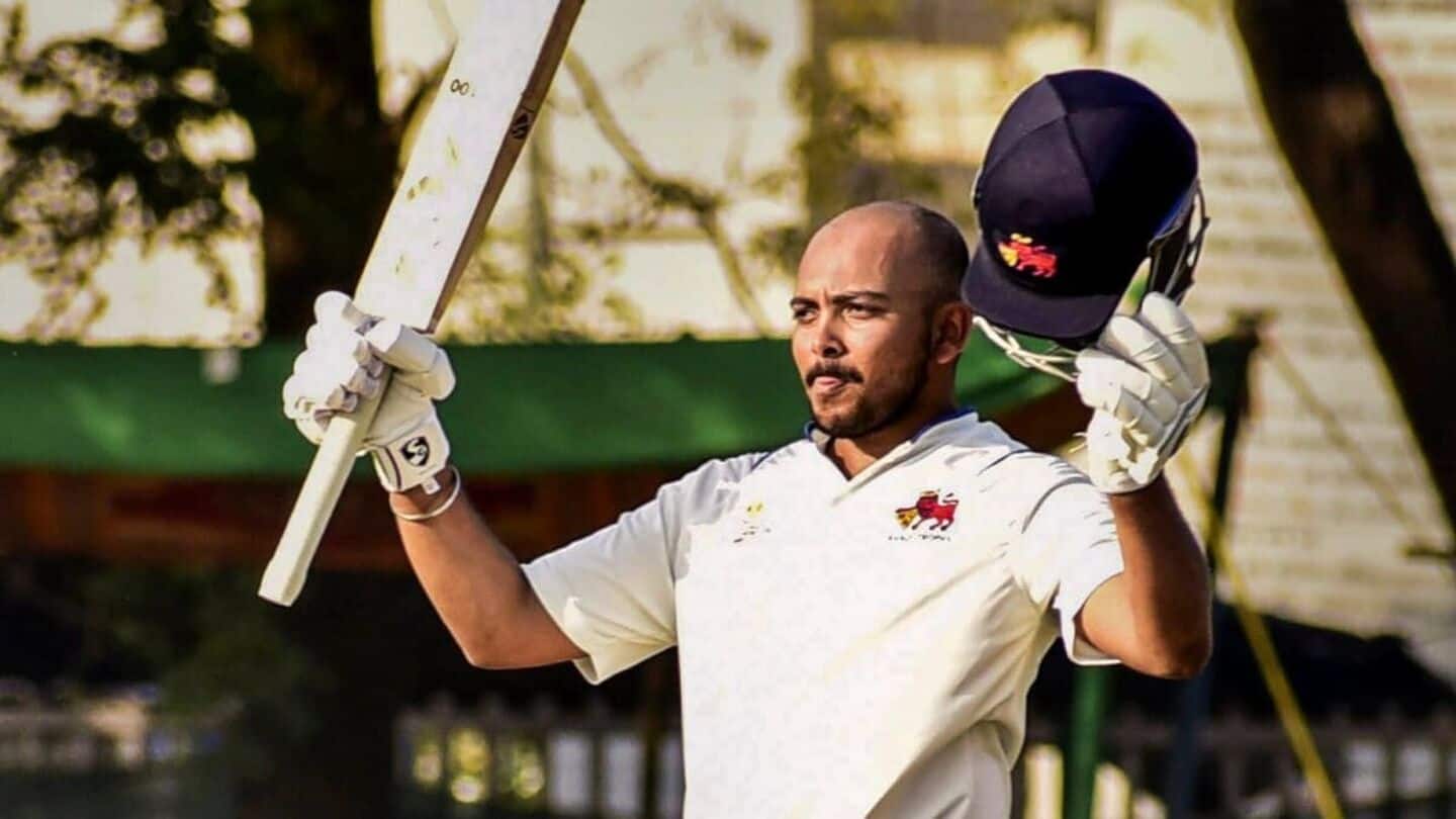 Ranji Trophy: Prithvi Shaw slams 2nd-fastest double-century in tournament history