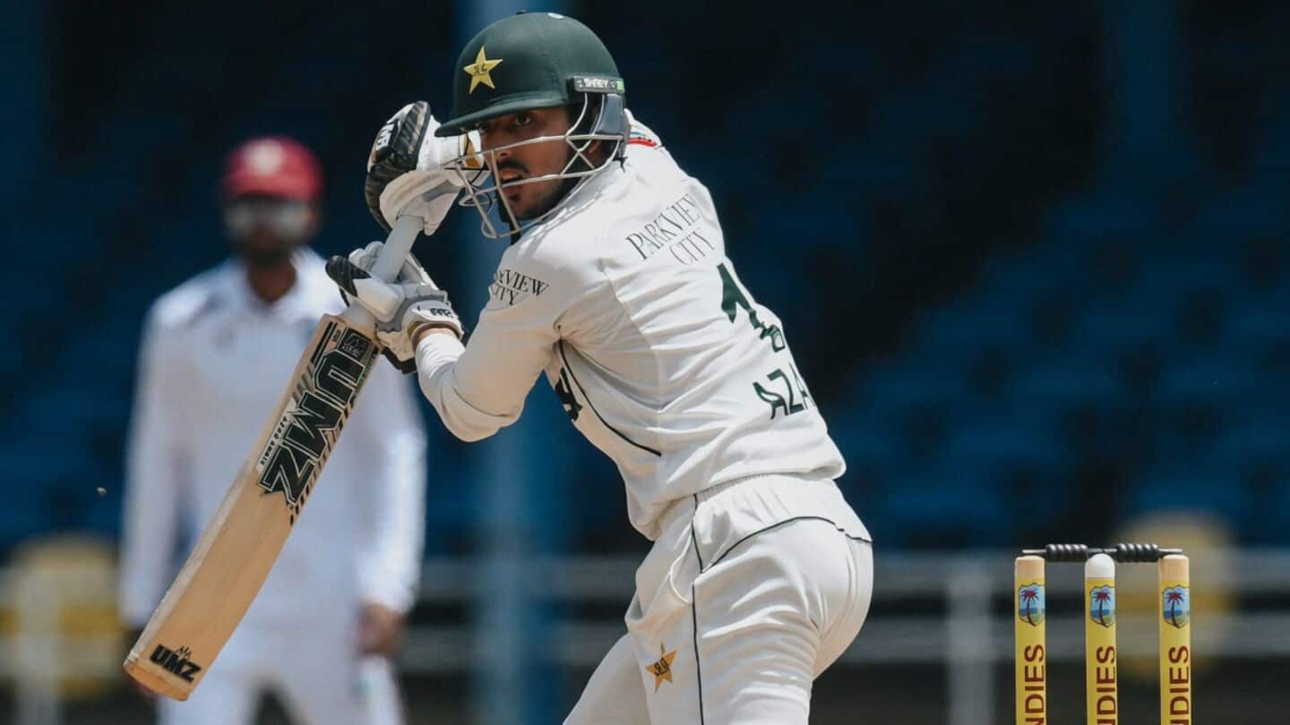Pakistan's Azan Awais hammers his second 50-plus Test score: Stats 